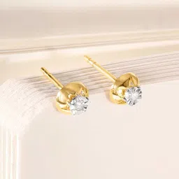 Mia by Tanishq 18KT Gold & Diamond Stellar Pop Stud Earrings Diamond-picture-44