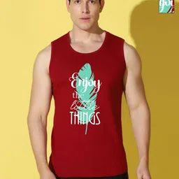 WOOSTRO Men Pack of 2 Typography Printed Round Neck Cotton Slim Fit T-shirts-picture-20