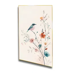 nestroots White & Blue 4 Pieces Canvas Paintings Wall Arts image 5