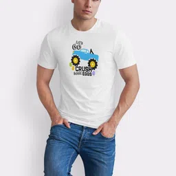 Seekbuylove Men Bio Finish Graphic Printed Pure Cotton T-shirt image 5