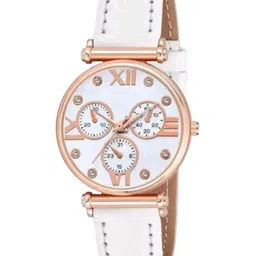 Miss Perfect Women Embellished Dial & Leather Textured Straps Analogue Watch Cvv41-picture-29