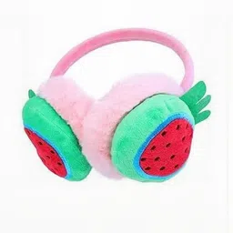 Trubliz Unisex Kids Pink & Red Watermelon Earmuff Headband-image-29