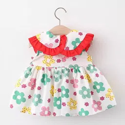 LULU & SKY Floral Print Peter Pan Collar Fit & Flare Dress image 3