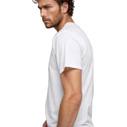 BLUEFICUS Typography Printed Short Sleeves Bio Finish Slim Fit T-shirt image 2