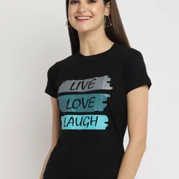 Tromko Women Typography Printed T-shirt image 2