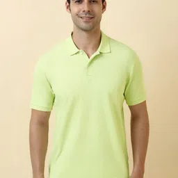 Allen Solly Polo Collar Regular Fit Cotton T-shirt-picture-25