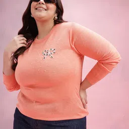 DressBerry Curve Plus Size Pullover with Embellished Detail-picture-41