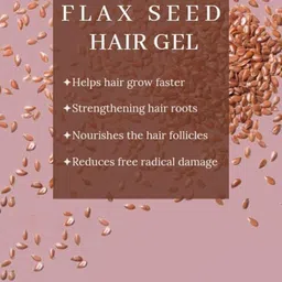 E-GREENS AAURA- glow naturally Flaxseed Hair Gel With Keratin & Vitamin E - 100 g image 5