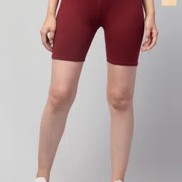 ULLAS Women Pack of 2 Skinny Fit Cycling Sports Shorts-picture-22