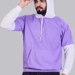 Metronaut Men Colourblocked Hooded Sweatshirt image 3