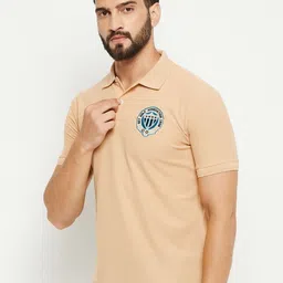 GET GOLF Men Polo Collar Applique T-shirt-picture-13