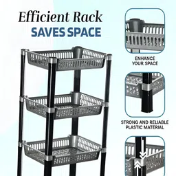 Aura Silver-Toned Multi-Utility Organisers image 2