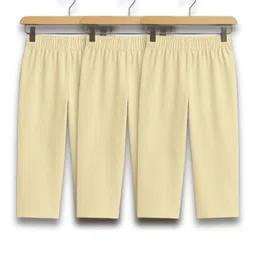 KIDAROO Girls Pack Of 3 Regular Fit Mid-Rise Capris-picture-24