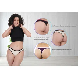 KELLPAR 3-Pcs Low Rise Thong Briefs image 3