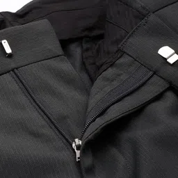 Arrow Men Textured Hudson Tailored Tapered Fit Formal Trousers image 4