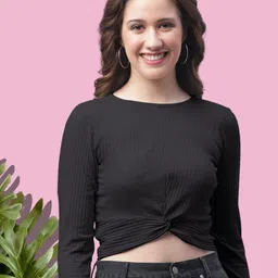 FBAR Women Cotton Fitted Crop Top-picture-33