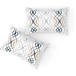 WELLNEST Unisex White Bedsheets image 3