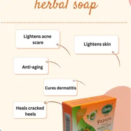 pyary Papaya Handmade Soap- 75 g image 5