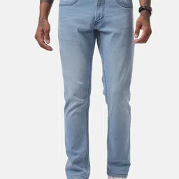 WROGN Men Comfort Slim Fit Light Fade Jeans image 1