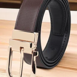 Roadster Men Textured PU Reversible Formal Belt-picture-23