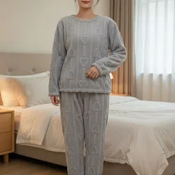 Stem Rope Women Printed Night suit image 4