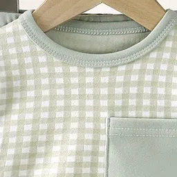 YK Kids Checked T-shirt With Trousers image 3