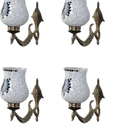 SOMIL Blue Glass Cylinder Printed Wall Lamps-picture-23
