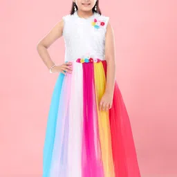 Muhuratam Girls Nylon Dresses-picture-18