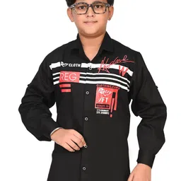 Eliq Boys Opaque Printed Party Shirt-picture-19