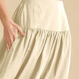 LULU & SKY Women High-Rise A-Line Maxi Skirt image 2