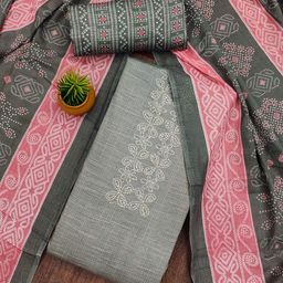 Rangtulika Ethnics Printed Unstitched Dress Material-picture-5