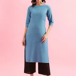 HRITIKA Round Neck Straight Kurta-picture-22