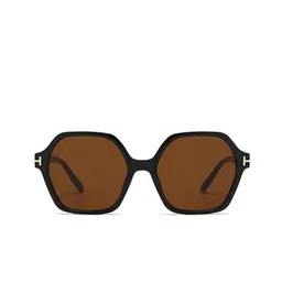 AUGEN Unisex Black Oversized Sunglasses with UV Protected Lens VI-SG-197-C8 image 3