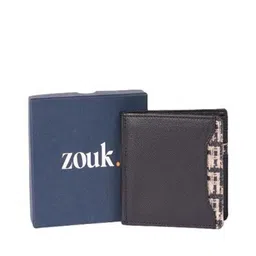 ZOUK Men Checked PU Two Fold Wallet-picture-19