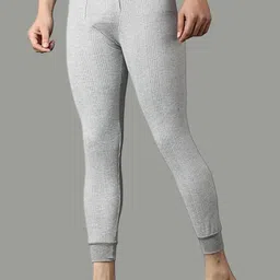 FF Men Ribbed Mid Rise Thermal Bottoms image 4