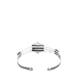TEEJH Soniya Stacked Pack Of 2 Alloy Bangle-Style Bracelet Set image 5
