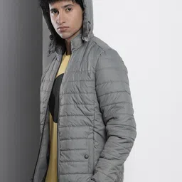 the indian garage co. Men Solid Casual Jacket image 3