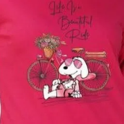 Metronaut Women 2 Printed Bio Finish Applique T-shirt image 2