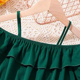 ethit Floral Print Puff Sleeve Fit & Flare Midi Dress image 2