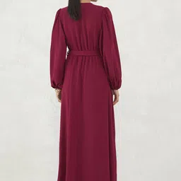 FEMMELLA V-Neck Tie-Ups Detail Maxi Dress image 3