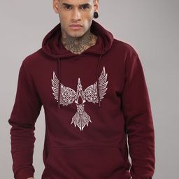 ADRO Men Printed Hooded Sweatshirt-picture-40
