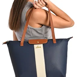 Lavie Women Striped Shopper Tote Bag-picture-35