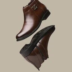 House of Pataudi Men Casual Chelsea Boots-picture-29