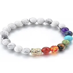 CONTEX MEDIA Unisex Artificial Beaded Elasticated Bracelet image 2