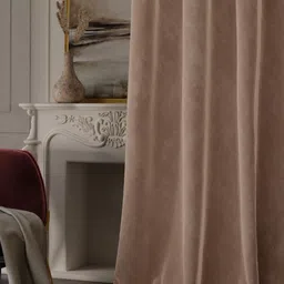 Stoa Paris Date Night Brown Set of 2 Long Door Curtains image 4