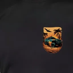 SZN Graphic Printed Round Neck Sports T-shirtt image 3