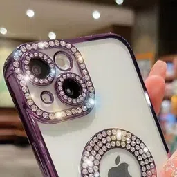 Luxury Kase Solid Printed iPhone 15 Plus Back Case Mobile Accessories image 3