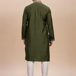 Anouk Men Thread Work Kurta image 4