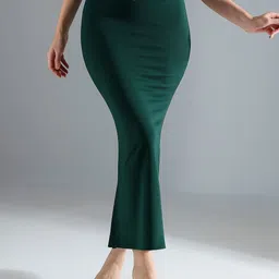 IndianRang Pack Of 2 Stretchable High-Rise 4-Way Stretchable Mermaid Fit Saree Shapewear image 4