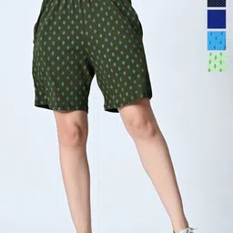 BAESD Women Printed High-Rise Shorts-picture-40